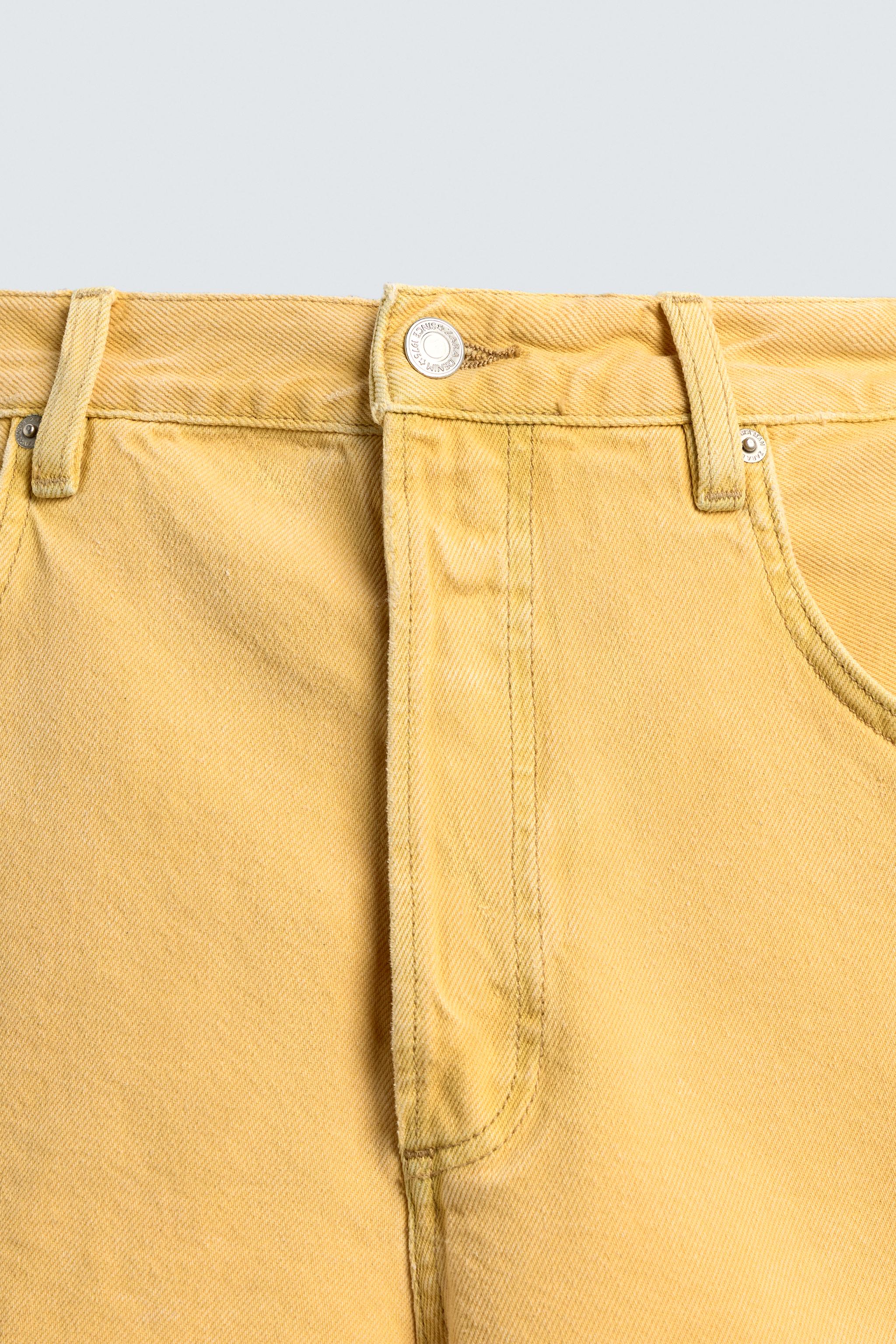 BERMUDA EN JEAN RELAXED FIT COULEUR